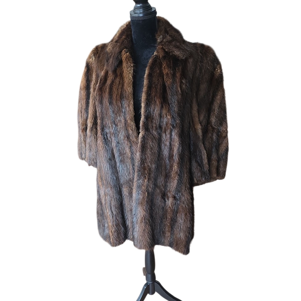 Vintage Beautiful Brown Mink Jacket